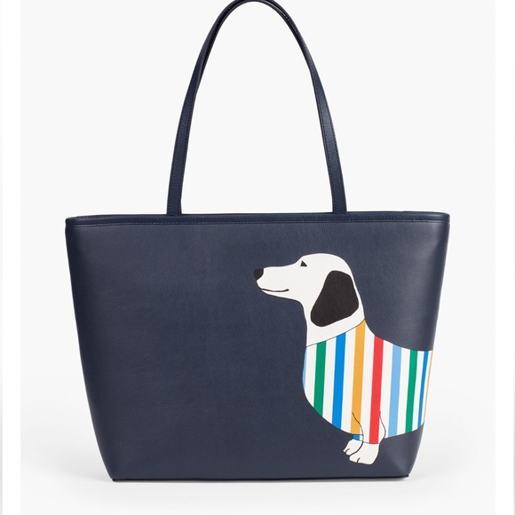 Talbots Handbags - ⭐️⭐️NWT Talbots Striped Dachshund Print Tote⭐️⭐️